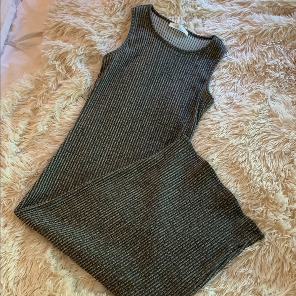 Grey bodycon dress